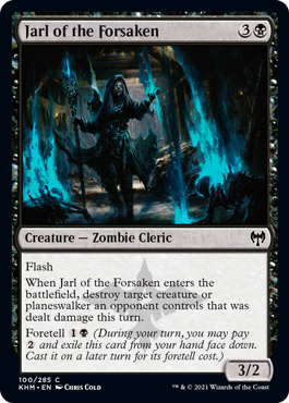 【ENG】【Foil】《棄てられた地の伯爵/Jarl of the Forsaken》[KHM]