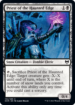 【ENG】【Foil】《死霊堤の司祭/Priest of the Haunted Edge》[KHM]