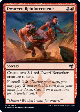 【ENG】【Foil】《ドワーフの援軍/Dwarven Reinforcements》[KHM]