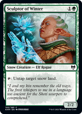 【ENG】【Foil】《冬を彫る者/Sculptor of Winter》[KHM]