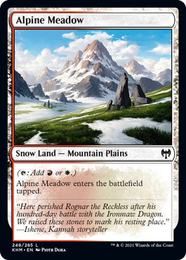 【ENG】【Foil】《高山の草地/Alpine Meadow》[KHM]