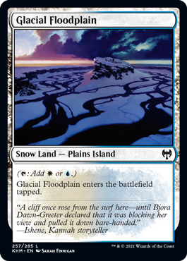 【ENG】【Foil】《氷河の氾濫原/Glacial Floodplain》[KHM]
