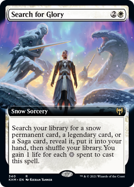 【ENG】【Foil】■拡張アート■《栄光の探索/Search for Glory》[KHM]