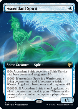 【ENG】【Foil】■拡張アート■《隆盛するスピリット/Ascendant Spirit》[KHM]