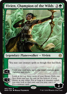 【ENG】《野獣の擁護者、ビビアン/Vivien, Champion of the Wilds》[WAR]