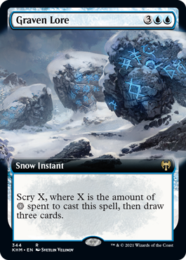 【ENG】【Foil】■拡張アート■《彫像の伝承/Graven Lore》[KHM]