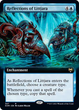 【ENG】【Foil】■拡張アート■《リトヤラの反射/Reflections of Littjara》[KHM]