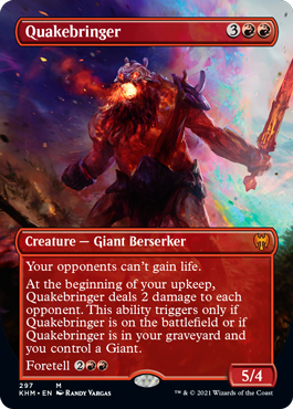 【ENG】【Foil】■ボーダーレス■《揺れ招き/Quakebringer》[KHM]