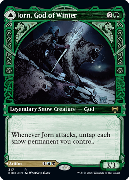 【ENG】【Foil】■ショーケース■《冬の神、ヨーン/Jorn, God of Winter》[KHM]