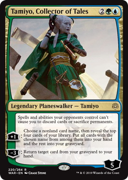 【ENG】【Foil】《伝承の収集者、タミヨウ/Tamiyo, Collector of Tales》[WAR]