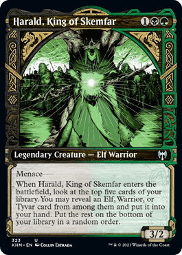 【ENG】【Foil】■ショーケース■《スケムファーの王、ヘラルド/Harald, King of Skemfar》[KHM]