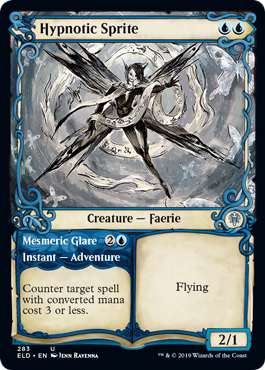 【ENG】【Foil】■ショーケース■《惑乱スプライト/Hypnotic Sprite》[ELD]