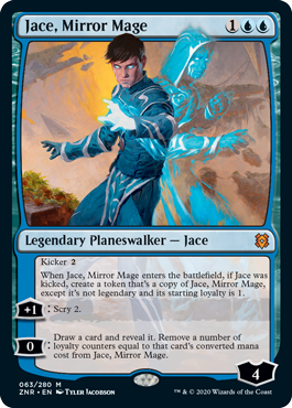 【ENG】《鏡映魔道士、ジェイス/Jace, Mirror Mage》[ZNR]