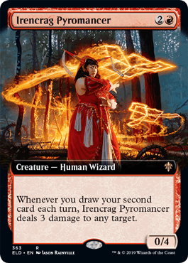【ENG】■拡張アート■《アイレンクラッグの紅蓮術師/Irencrag Pyromancer》[ELD]