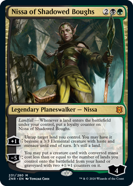 【ENG】《影さす太枝のニッサ/Nissa of Shadowed Boughs》[ZNR]