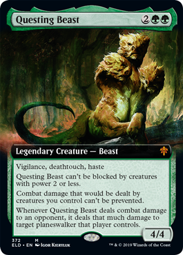 【ENG】■拡張アート■《探索する獣/Questing Beast》[ELD]