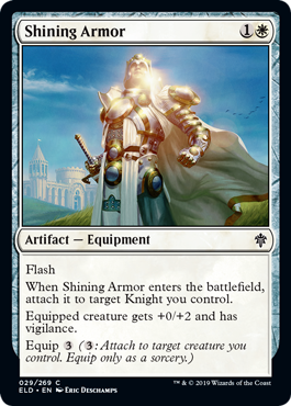 【ENG】【Foil】《輝く鎧/Shining Armor》[ELD]