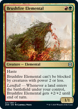 【ENG】《山火事の精霊/Brushfire Elemental》[ZNR]
