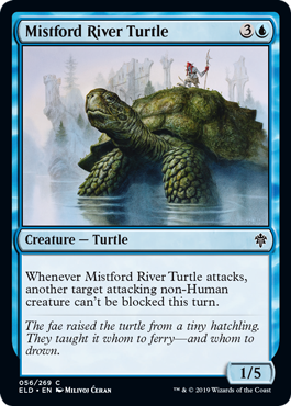 【ENG】【Foil】《ミストフォードの亀/Mistford River Turtle》[ELD]