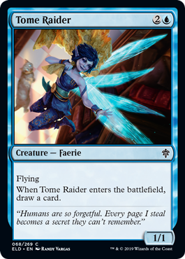 【ENG】【Foil】《秘本の略奪者/Tome Raider》[ELD]