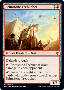 【ENG】【Foil】《硫黄投石器/Brimstone Trebuchet》[ELD]