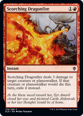 【ENG】【Foil】《焦熱の竜火/Scorching Dragonfire》[ELD]
