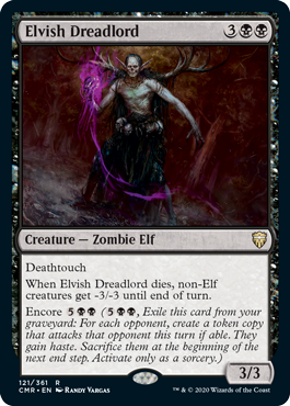 【ENG】《エルフの戦慄王/Elvish Dreadlord》[CMR]