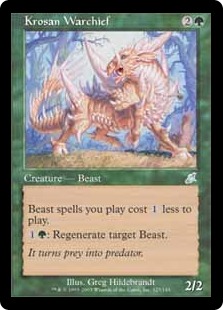 【ENG】【Foil】《クローサの戦長/Krosan Warchief》[SCG]