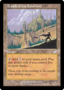 【ENG】【Foil】《邪神の寺院/Temple of the False God》[SCG]