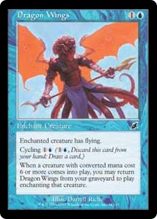 【ENG】【Foil】《ドラゴンの翼/Dragon Wings》[SCG]