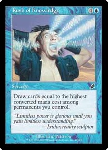 【ENG】【Foil】《流れ込む知識/Rush of Knowledge》[SCG]