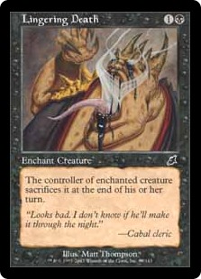 【ENG】【Foil】《長引く死/Lingering Death》[SCG]