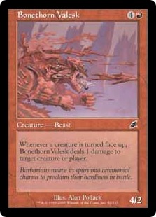 【ENG】【Foil】《骨茨のヴァレスク/Bonethorn Valesk》[SCG]