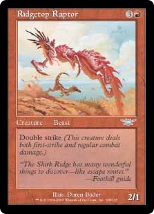 【ENG】【Foil】《尾根の頂の猛禽/Ridgetop Raptor》[LGN]
