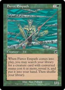 【ENG】【Foil】《激情の共感者/Fierce Empath》[SCG]