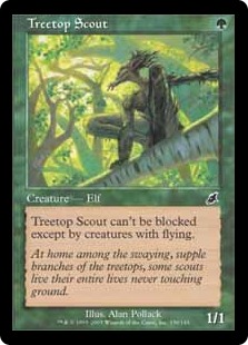 【ENG】【Foil】《樹上の斥候/Treetop Scout》[SCG]