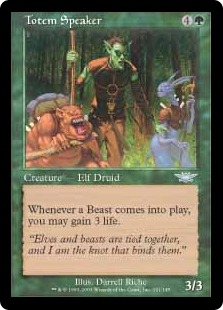 【ENG】【Foil】《族霊と話す者/Totem Speaker》[LGN]