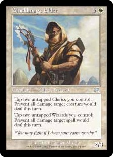 【ENG】《防衛魔道士の古老/Shieldmage Elder》[ONS]