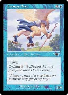 【ENG】【Foil】《慧眼のエイヴン/Keeneye Aven》[LGN]