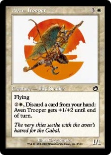 【ENG】【Foil】《エイヴンの強兵/Aven Trooper》[TOR]