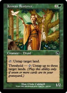 【ENG】【Foil】《クローサの修復者/Krosan Restorer》[TOR]