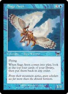 【ENG】【Foil】《エイヴンの賢人/Sage Aven》[ONS]