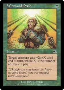 【ENG】【Foil】《ワイアウッドの誇り/Wirewood Pride》[ONS]