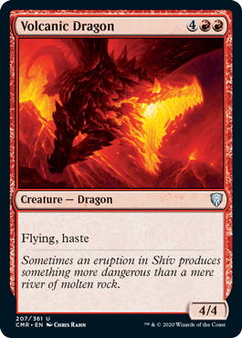 【ENG】【Foil】《火山のドラゴン/Volcanic Dragon》[CMR]
