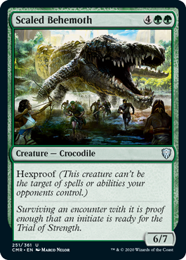 【ENG】【Foil】《鱗ビヒモス/Scaled Behemoth》[CMR]