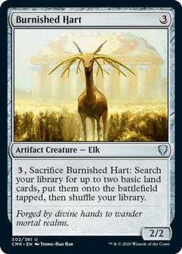 【ENG】【Foil】《つややかな雄鹿/Burnished Hart》[CMR]