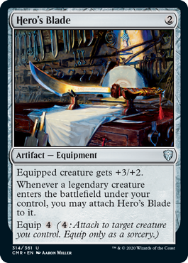 【ENG】【Foil】《英雄の刃/Hero's Blade》(314)[CMR]