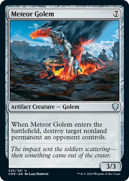 【ENG】【Foil】《隕石ゴーレム/Meteor Golem》(325)[CMR]