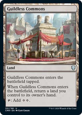 【ENG】【Foil】《ギルド無しの公共地/Guildless Commons》[CMR]