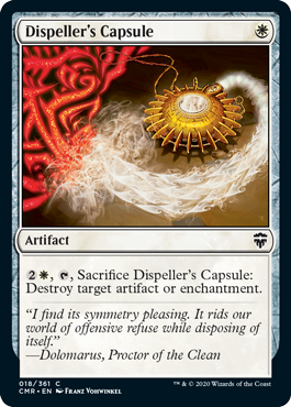 【ENG】【Foil】《祓い士の薬包/Dispeller's Capsule》[CMR]